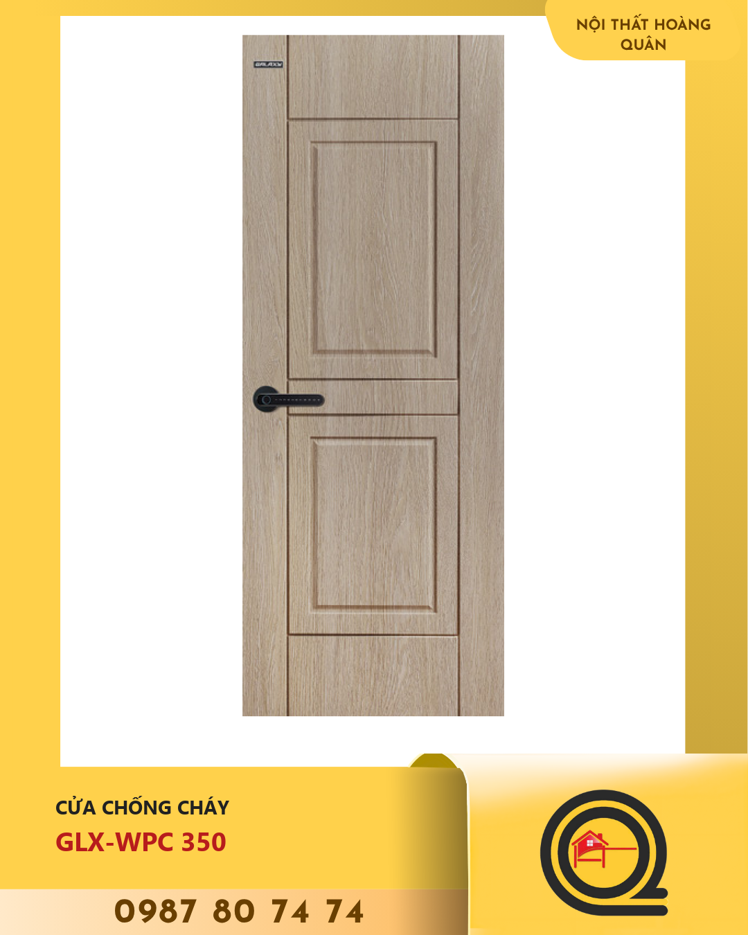 Cửa Nhựa Gỗ WPC GLX-WPC 350